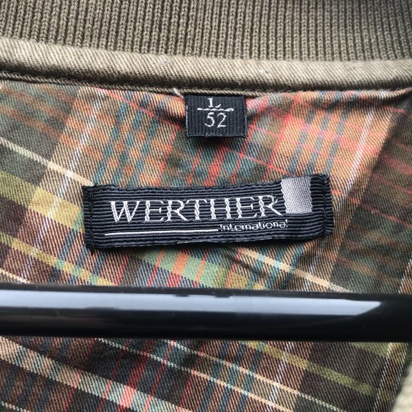 Werther Long Sleeve 1/4 Zip Shirt Top Olive Patch - Picture 2 of 6